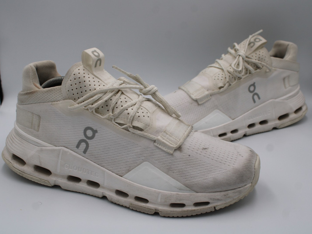 Size 9.5 - On Running Cloudnova 2All White - 3ME30210108